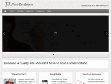 Tablet Screenshot of jlwebdev.com